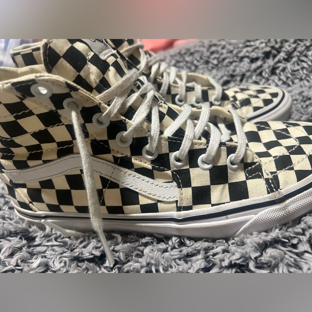 Vans checkered canvas sneakers - Picture 2 of 4